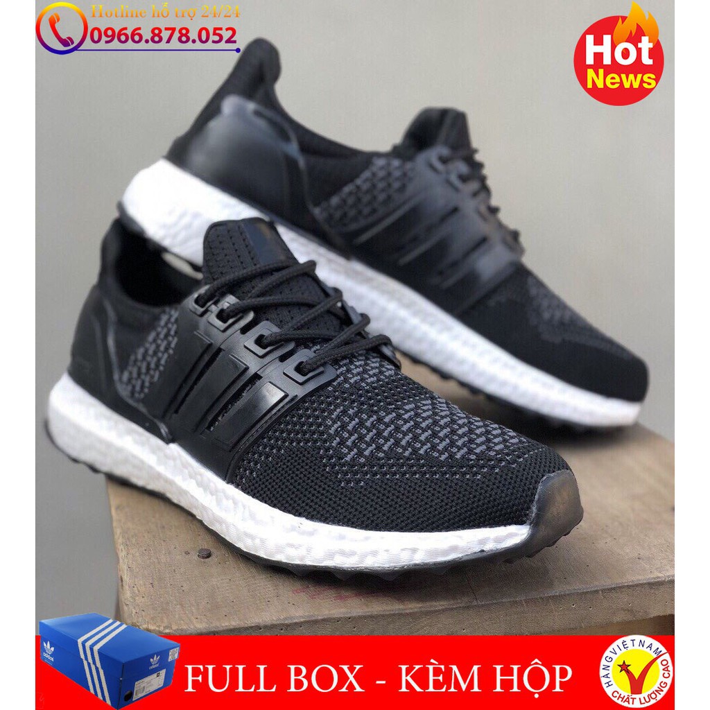 ⚡[SALE OFF] Giày Adidas giày ultra boost đen xám - Tặng Hộp