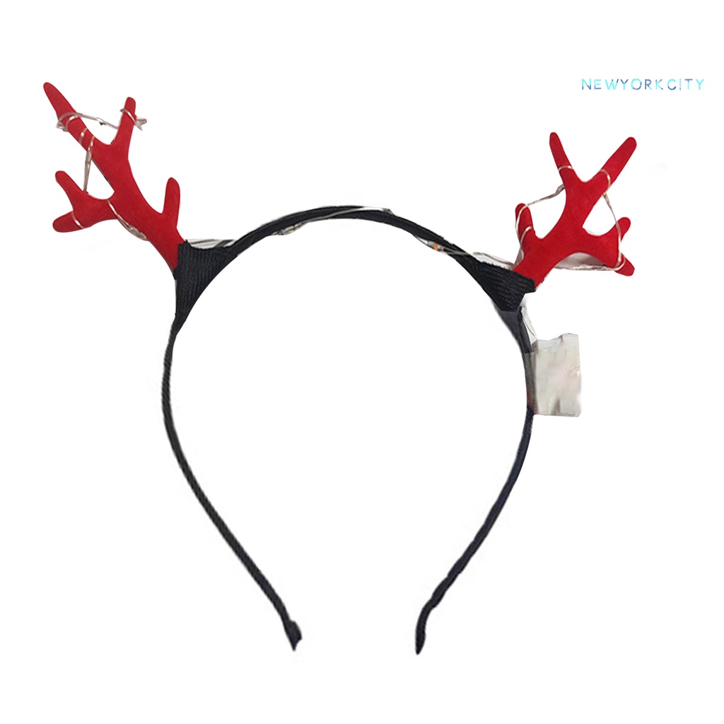 Băng Đô Sừng Hươu Có Đèn LED Phát Sáng Cho Giáng Sinh