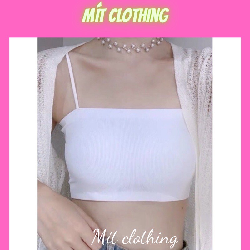 Áo ống 2s, 2dây chất thun gân kèm mod ngực