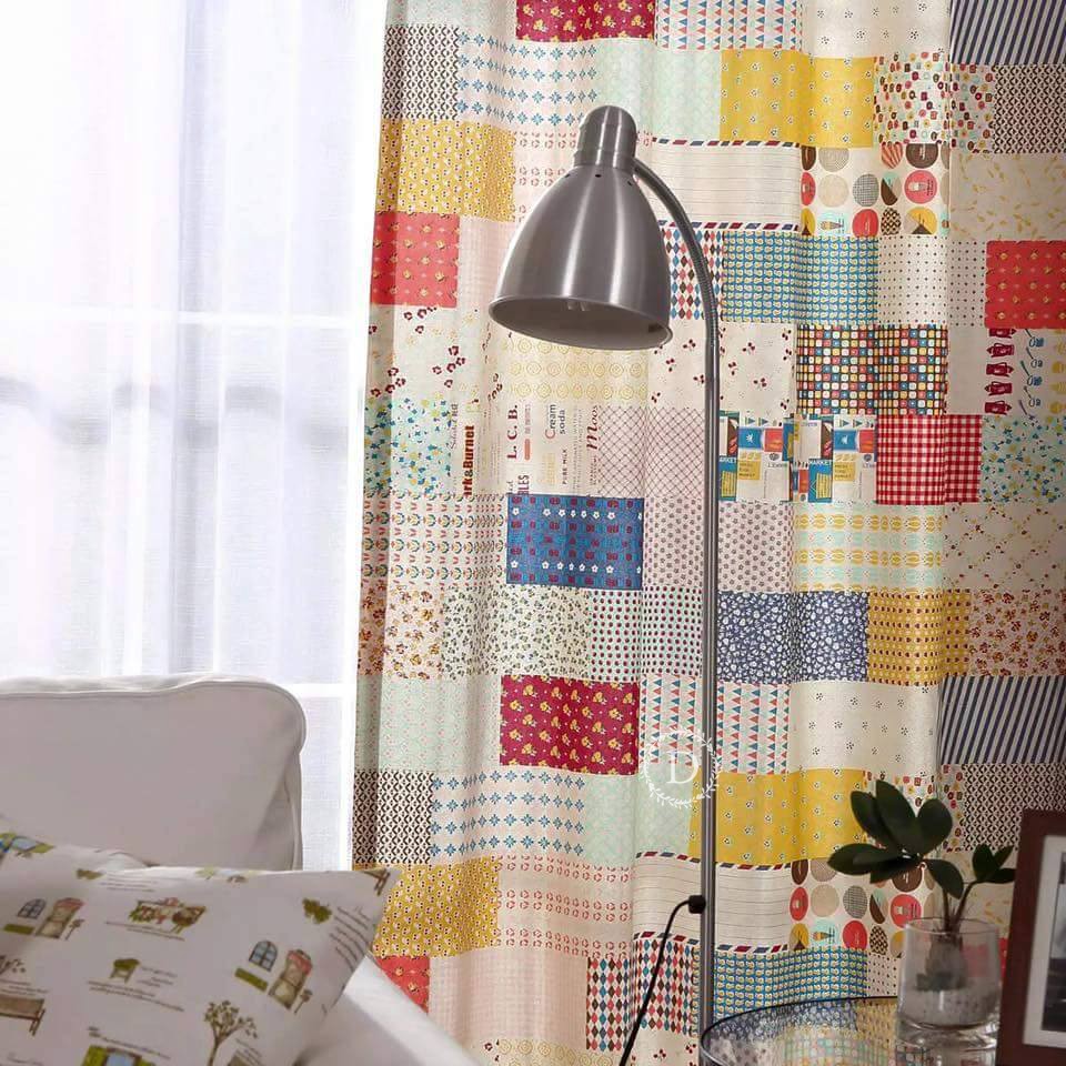 Rèm Hoạ Tiết Quilt