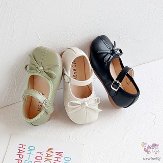 Giày Bé Gái Cột Nơ Phong Cách Hàn Quốc