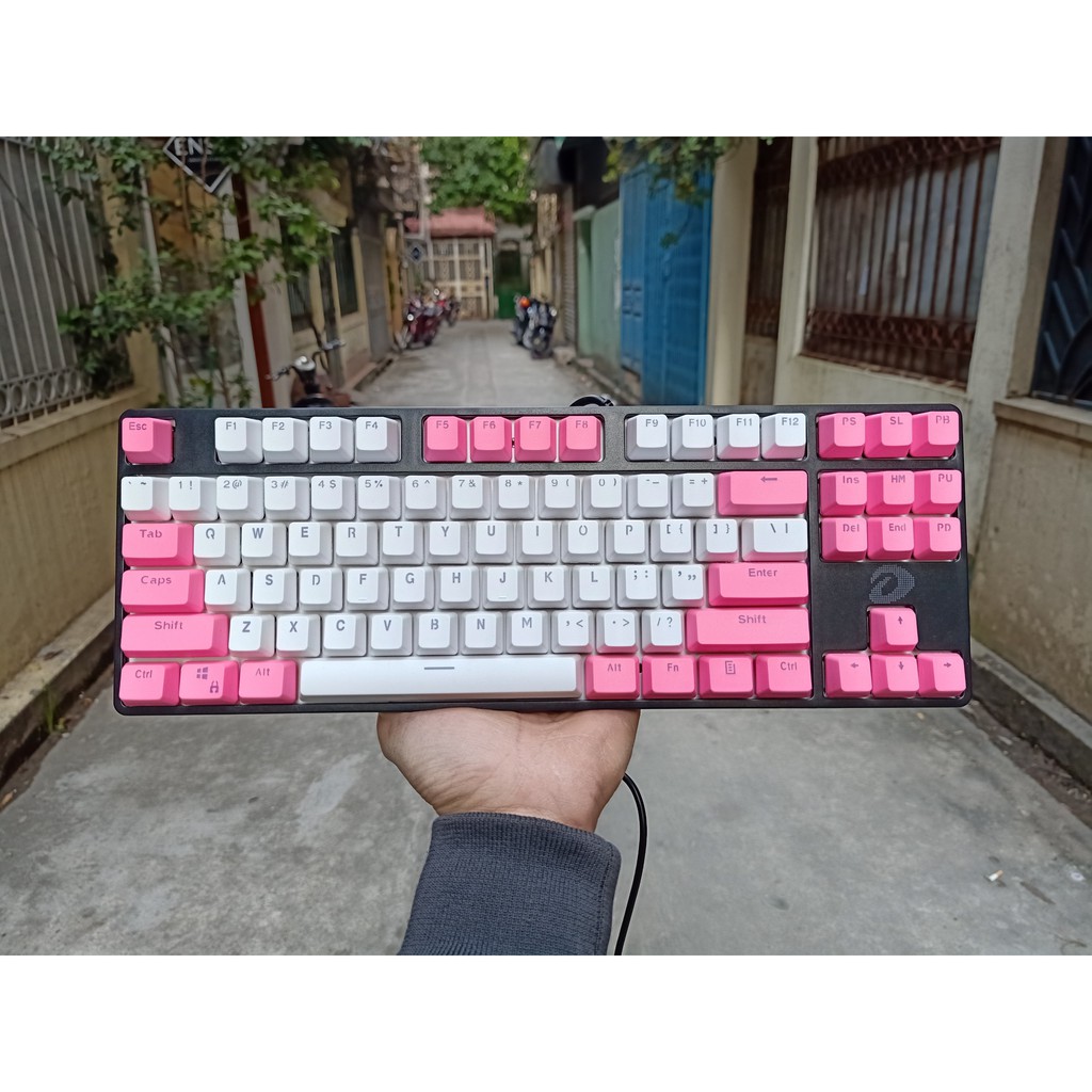 Nút keycap thay cho bàn phím cơ Dareu EK880 chất liệu ABS và PBT 87 nút