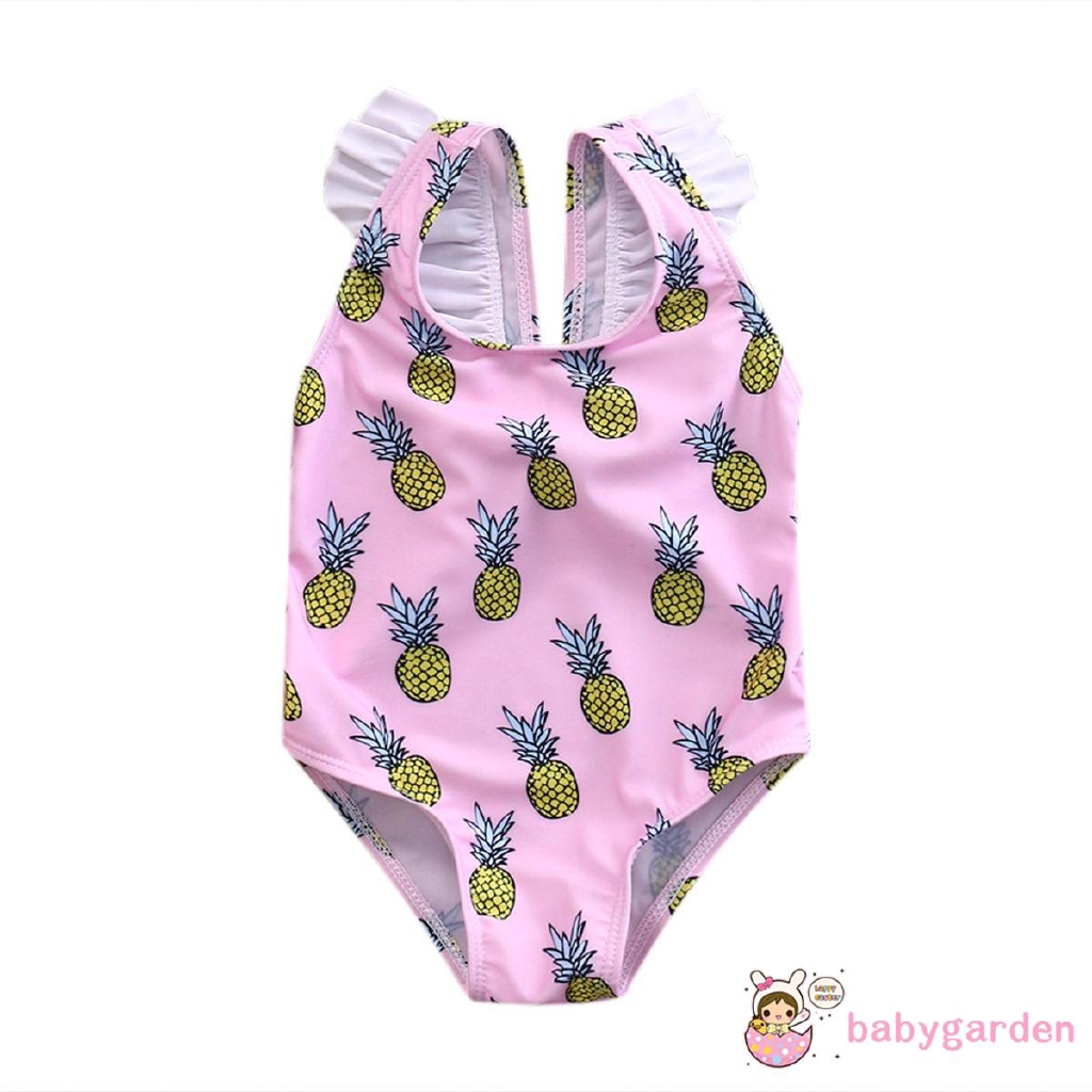 Bộ Đồ Bơi Gồm Áo Và Quần Bơi In Họa Tiết Hoa Dành Cho Bé Gái