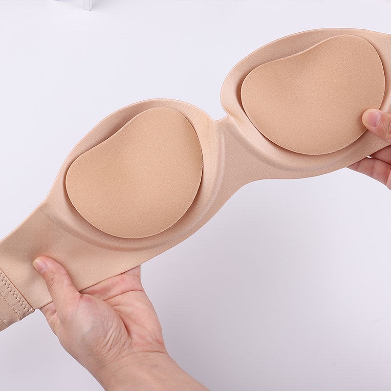 1 Đôi Đệm Ngực Silicon Chống Tuột Hình Trái Tim