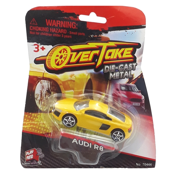 Xe Mô Hình Pack 1 Overtake Die-Cast Metal - PlayMind 70444 - Audi R8