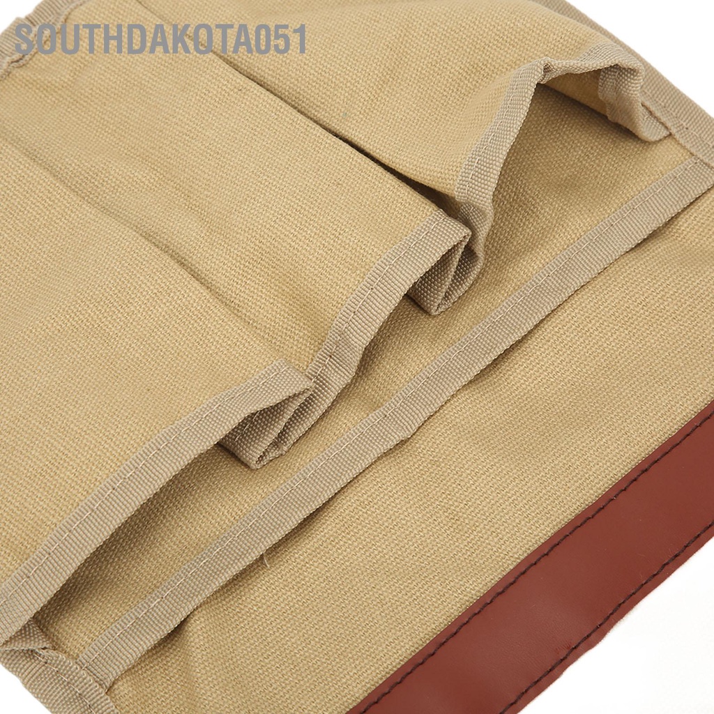 [Hàng HOT] Túi Đựng Đồ Dùng Bằng Vải Bạt Nhiều Ngăn Treo Tay Vịn Ghế Ngồi Câu Cá / Cắm Trại Ngoài Trời【Southdakota051】