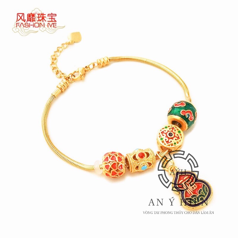 Set 14 Charm+ vòng kiềng vàng ( An Ý Hiên)