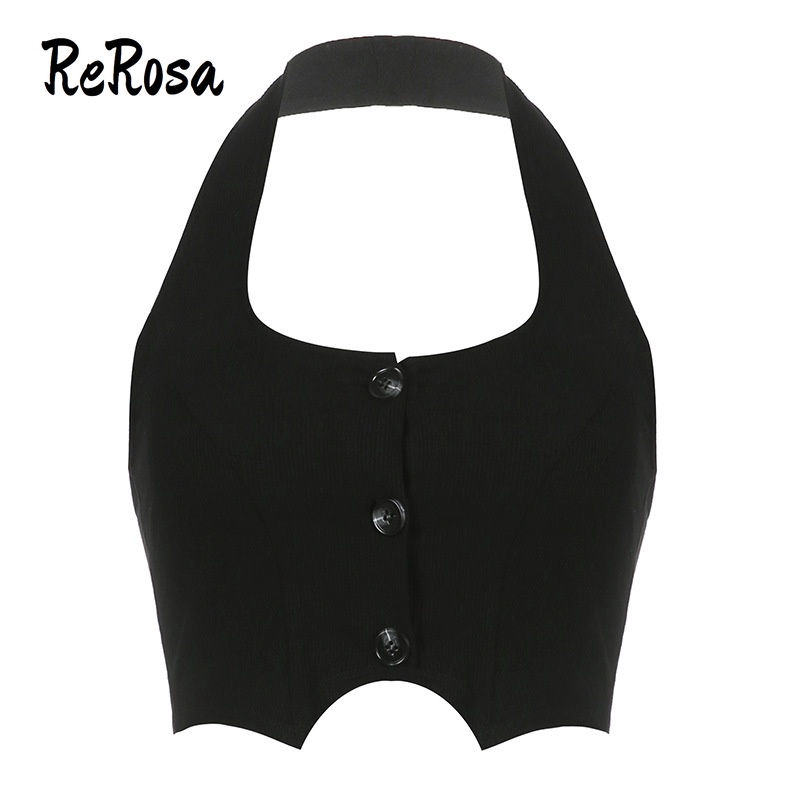 Áo Tank Top Cổ Chữ U Lưng Trần 2022 Gợi Cảm
