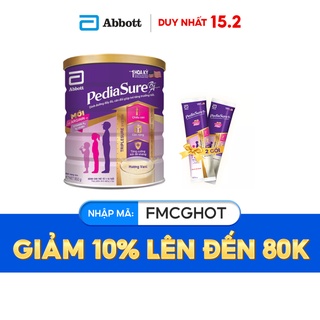 [Tặng 02 gói dùng thử] Sữa bột Pediasure 850g/800g