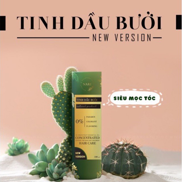 [MẪU MỚI] TINH DẦU BƯỞI MỌC TÓC CHÍNH HÃNG