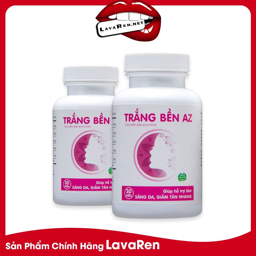 2 hộp Trắng bền AZ trị dứt điểm nám, tàn nhang