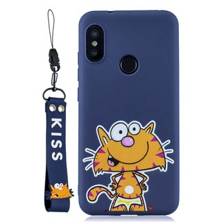 Ốp điện thoại mềm họa tiết hoạt hình dễ thương cho Xiaomi Redmi Note 5 6 7 pro