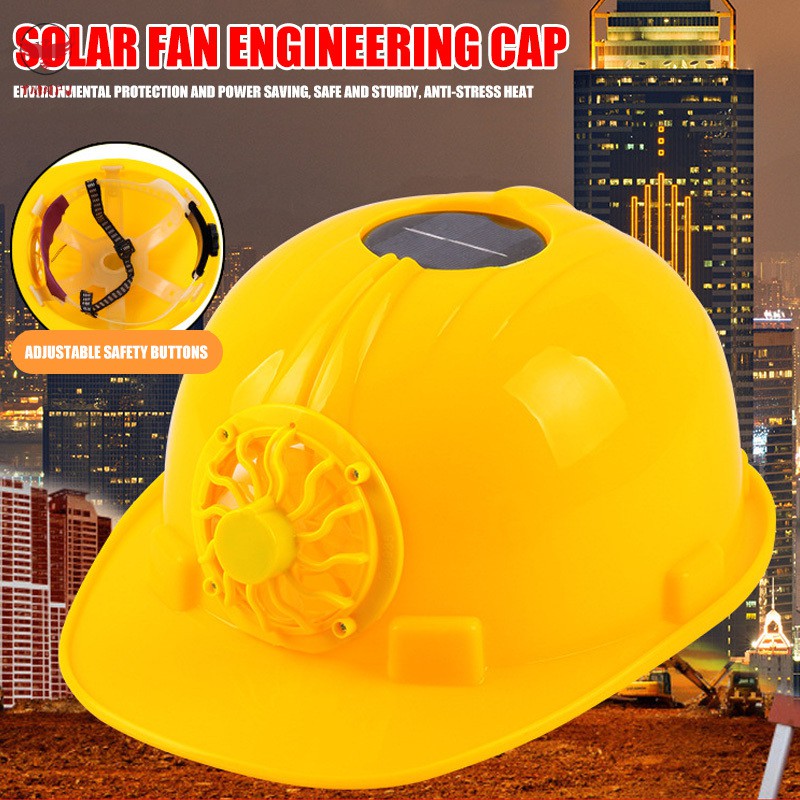Mũ bảo hộ có quạt làm mát tiện lợi tùy chọn màu sắc