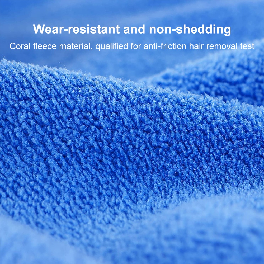 Khăn Lau Xe Hơi / Xe Máy Bằng Vải Sợi Nhỏ Siêu Thấm Hút Nhiều Size