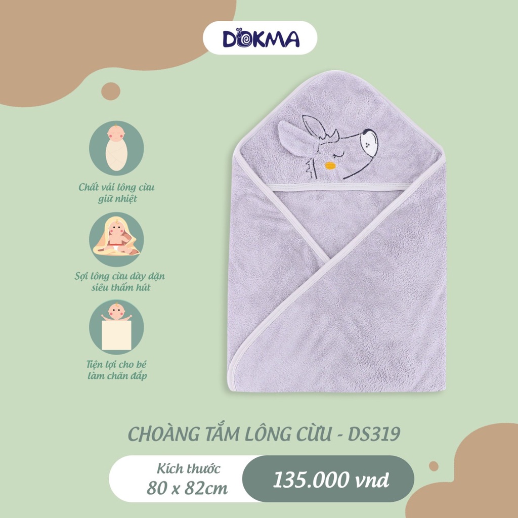 Chăn ủ lông cừu cho bé thoáng mát 80*82cm DS319