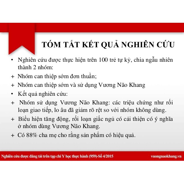 Cốm vương não khang - Phòng và hỗ trợ điều trị chậm nói, chậm giao tiếp ở trẻ em (Hộp 30 gói)