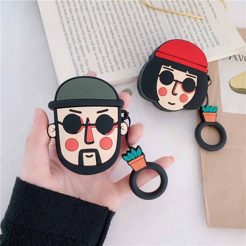 Case Vỏ Bao Airpod 1 2 Đựng Tai Nghe Không Dây Leon Cho Airpods i11 i12 i18 i100 Cute