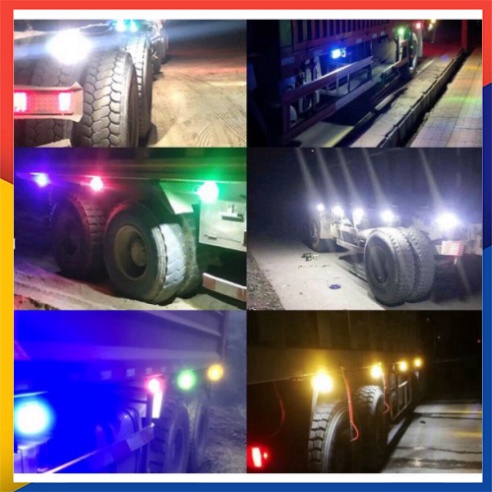 Đèn LED 24V - 12v gắn bên sườn hông xe tải chống nước chống va đập