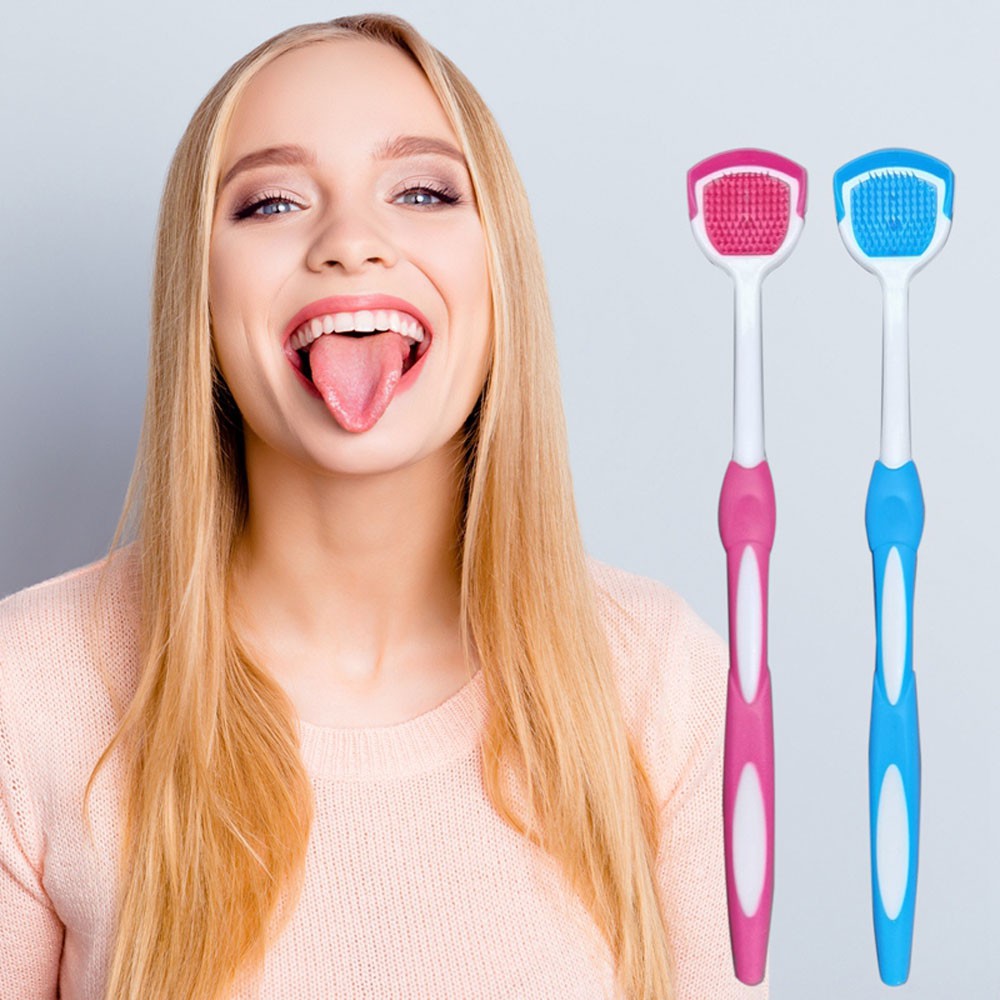 Bàn Chải Chà Lưỡi Vệ Sinh Bằng Silicon Chất Lượng Cao Thân Thiện Với Môi Trường