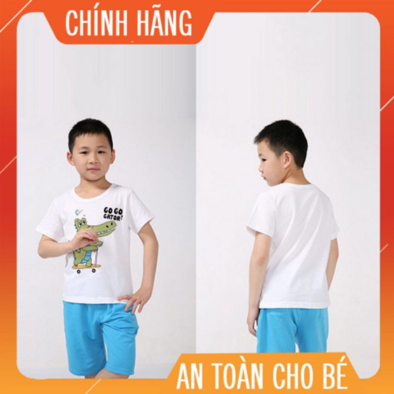 ❤️YÊU THÍCH❤️ Áo Thun Trẻ Em Cotton Cho Bé Trai Bé Gái T-Shirt Phiên Bản Hàn In Hình Cá Sấu Go Go