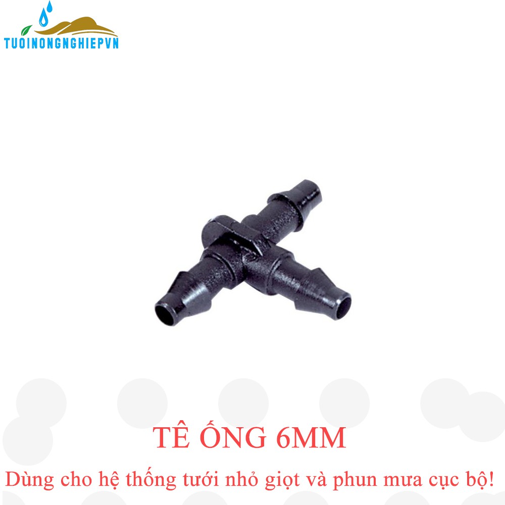Tê ống 6mm dùng cho ống LDPE 6mm