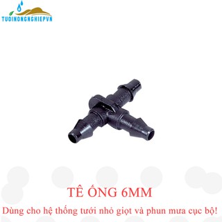 Tê ống 6mm dùng cho ống ldpe 6mm