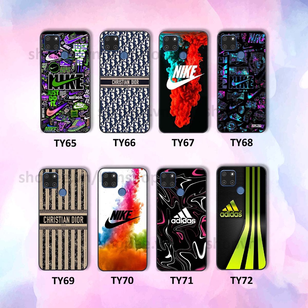 Ốp Realme C12 / C15 in hình thương hiệu nhiều màu sắc thể thao cá tính thời trang