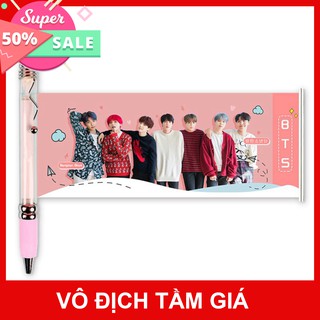 Chuyendokpop (Sỉ 10k) Bút bts v jungkook  bts bút viết bi gel dễ thương,đồ dùng học tập phong cách hàn quốc CẢM ƠN ĐÃ TI