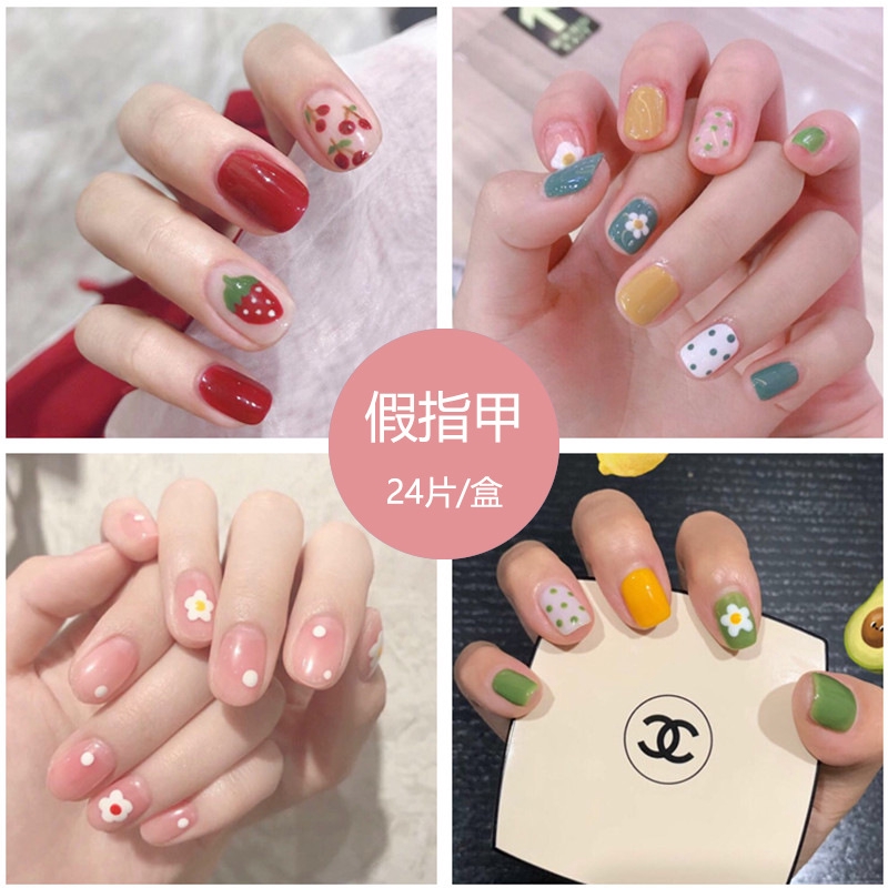 Miếng Dán Móng Tay Giả 3D Trang Trí Nghệ Thuật