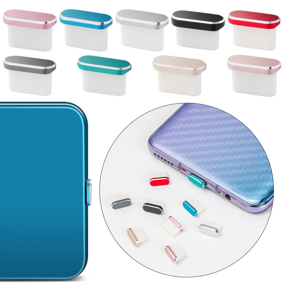 Ốp Điện Thoại Kim Loại Chống Bụi Bền Bỉ Cho Samsung Galaxy S21 S20 Huawei P40 Xiaomi 11 / 10 Type-C