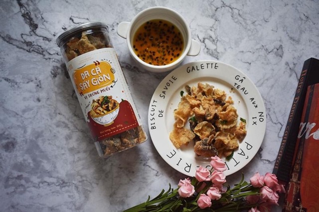 DUY ĐIỆP, DA CÁ HỒI TẨM SINGAPORE CHÍNH HIỆU , ăn là ghiền, hàng chính hãng Duy Điệp