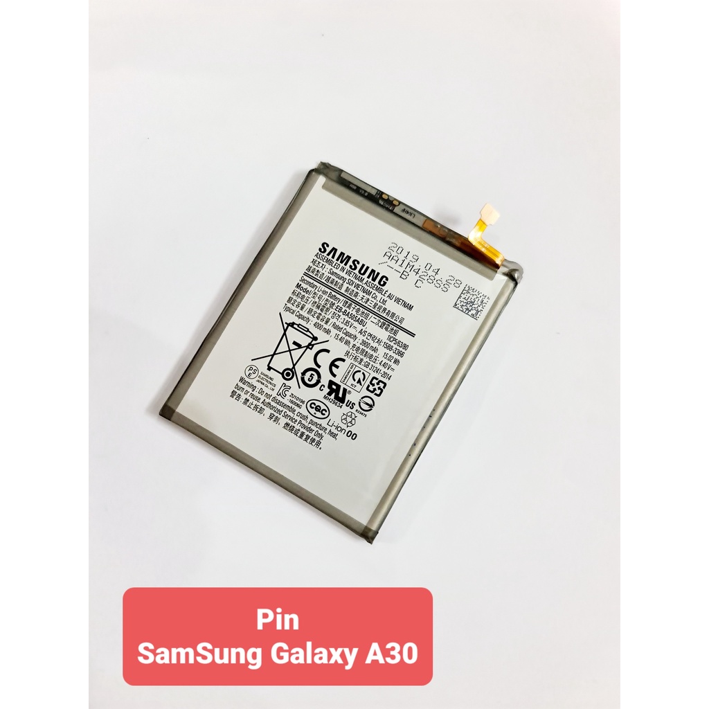 Pin Điện thoại SamSung Galaxy A30 hàng Zin tháo máy