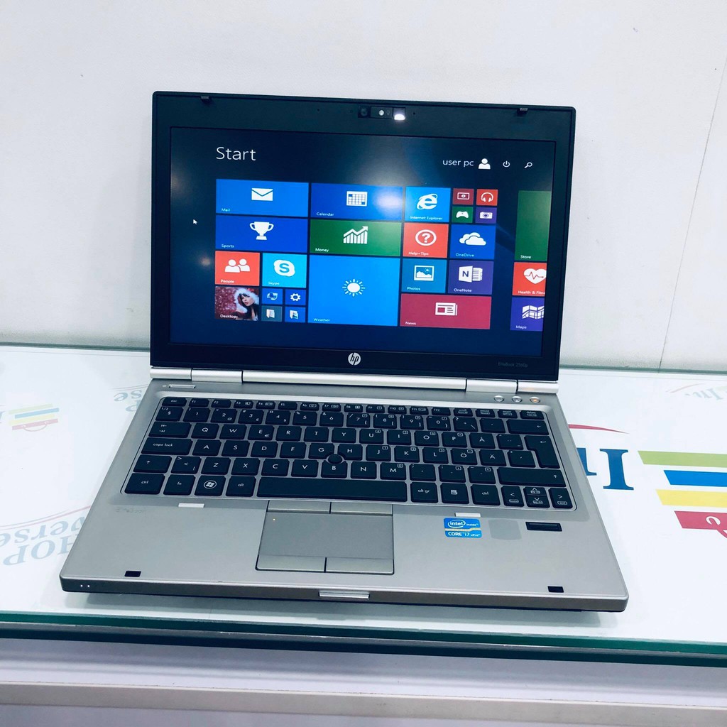 Laptop 12inch vỏ nhôm HP-2560P i5-2350M / Ram 8gb / Ổ cứng 500gb Chơi Game, Làm Văn Phòng, Học Tập mượt mà