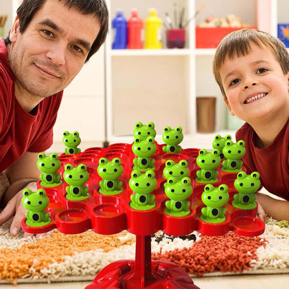 Frog Balance Tree Toys Home School Balance Board Game Montessori Math Toy Parent-child Interaction Tabletop Game Toys Kids Learning Toys
