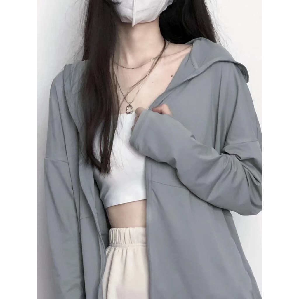 Áo Khoác Chống Nắng Phong Cách Hàn Quốc Thời Trang Cho Nữ