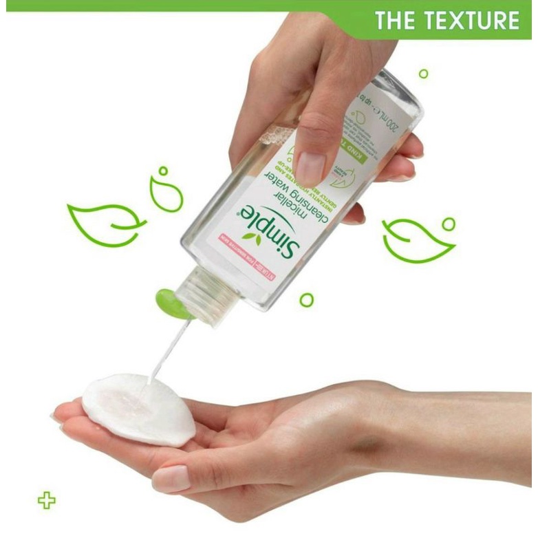 NƯỚC TẨY TRANG SIMPLE kind to kind Micellar Cleansing Watter 200ml dịu nhẹ cho da nhạy cảm