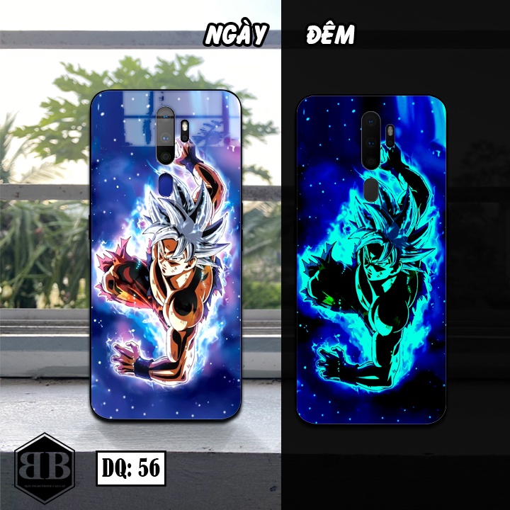 Ốp lưng kính Dạ Quang Oppo A5 2020 / A9 2020 / A11 phát sáng trong đêm in hình họa tiết theo yêu cầu