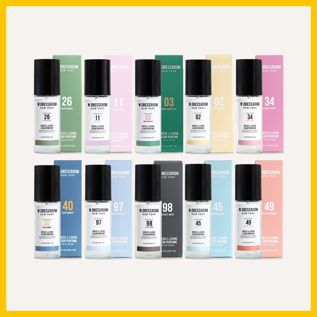 W.DRESSROOM Váy Đầm & Nước Hoa Trong Suốt Sống 70ml
