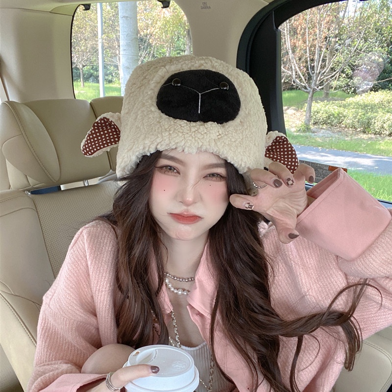 Korean style winter fashion winter woolen hat for women
