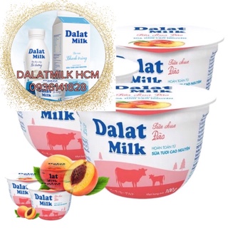 Sữa chua ăn DALATMILK VỊ đào 100gr