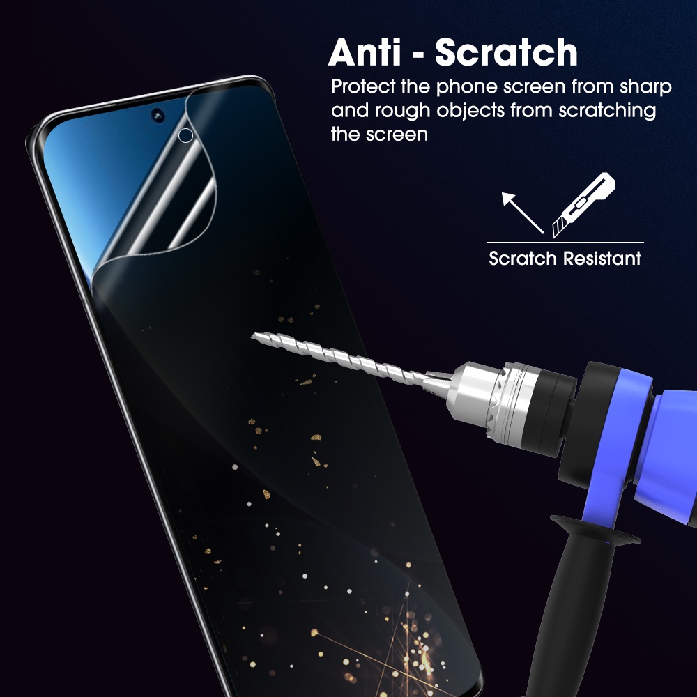 1 Kính Cường Lực Hydrogel Chống Rơi Vỡ Độ Nhạy Cao Cho Xiaomi 12Pro 12X Xiaomi 12