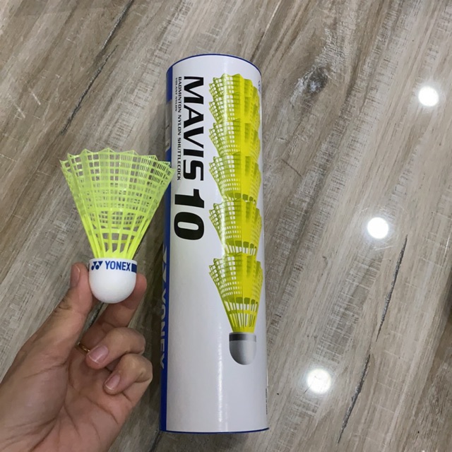 [Mã FADI5K245 giảm 5K đơn 0đ] 1 quả cầu lông nhựa Mavis 10 chính hãng Yonex