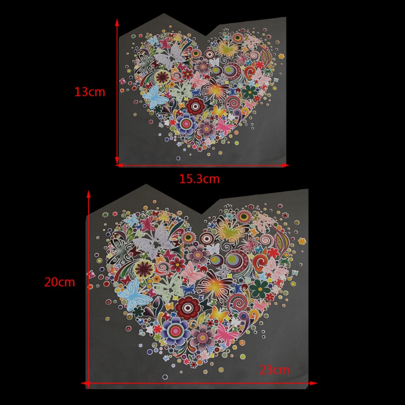 Miếng Dán Ủi Quần Áo Hình Trái Tim