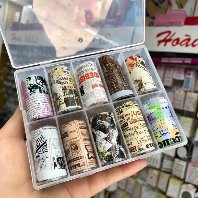 Set floi báo 10 mẫu