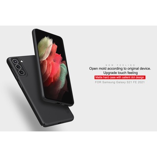 ""Hot Hot""Ốp Lưng Samsung Galaxy S21 FE Hiệu Nillkin Dạng Sần Chính Hãng
