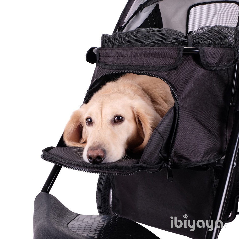 Xe đẩy cho thú cưng IBIYAYA TURBO PET JOGGER (BLACK) (100x54x105cm)