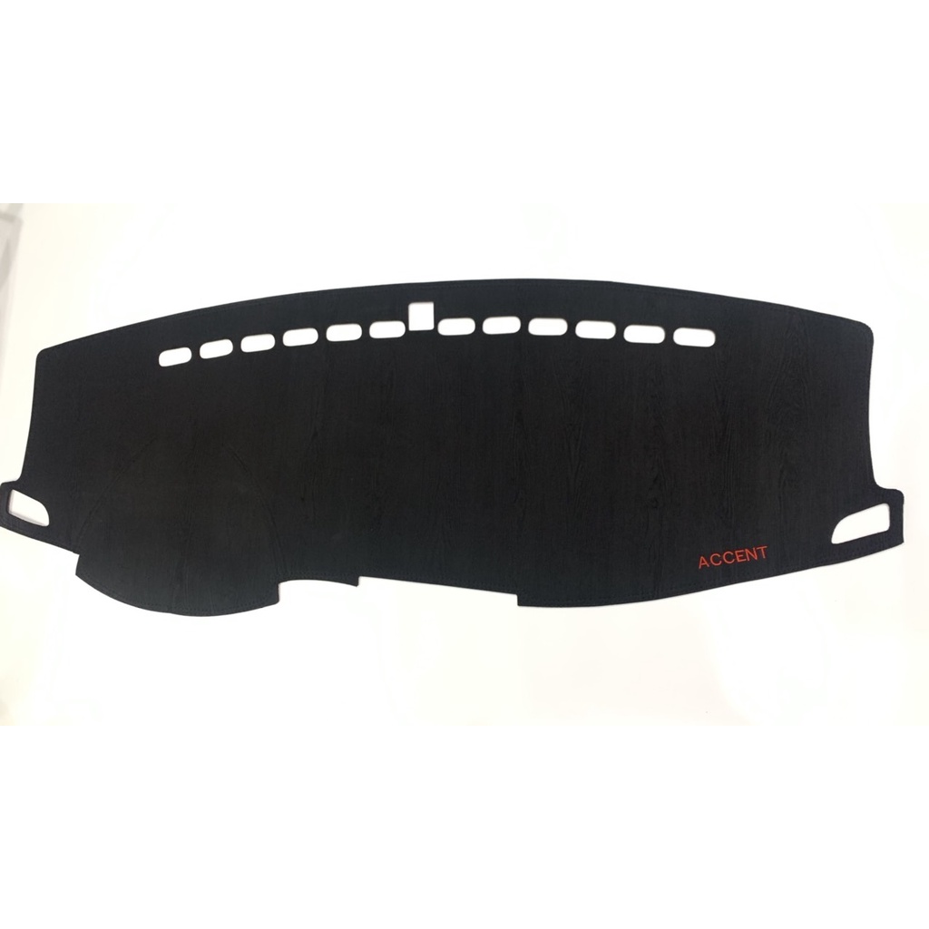 Thảm taplo da vân gỗ Accent 2018 -2022, thảm taplo da vân gỗ may thiết kế theo xe Accent cao cấp hàng dày đẹp