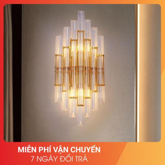 Đèn tường ZOSEN pha lê phong cách Bắc Âu sang trọng trang trí nhà cửa cao cấp - kèm bóng LED chuyên dụng.