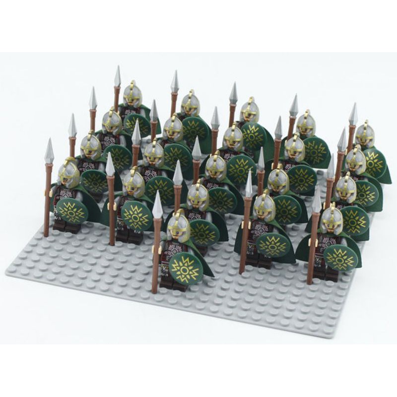Lego minifigures - lính trung cổ ( chúa tể của những chiếc nhẫn)