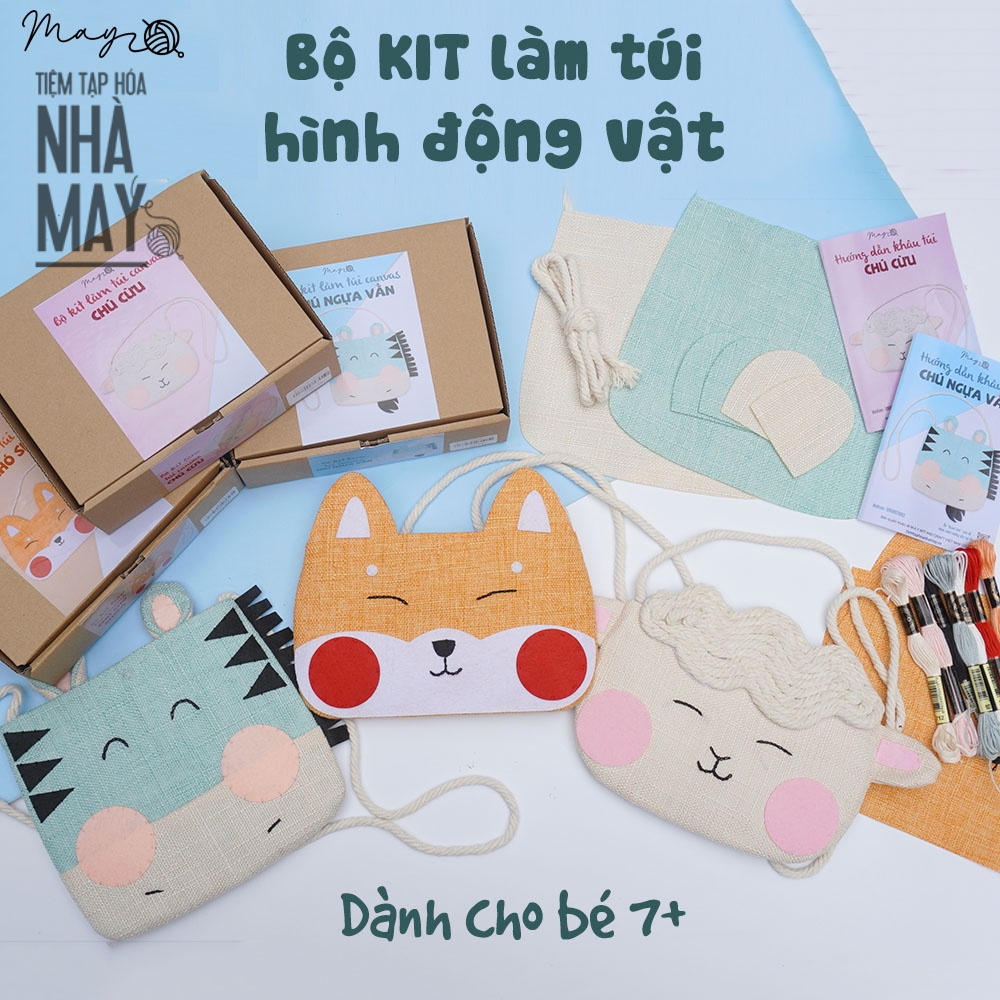 Bộ KIT làm túi hình động vật